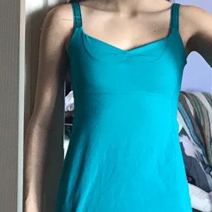 Aqua blue Lululemon Tank